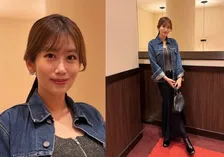 【中川安奈】　デニムジャケットコーデでミュージカルを観劇「大好きな妹を誘って」「感動で終始タオルが離せず..」