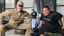 VIVANT【 ドラム＆ゲルン 】貴重な2ショット公開「元力士の僕に、相撲を教えてほしいと言ってくださったので、撮影の合間に相撲講座をさせていただきました」