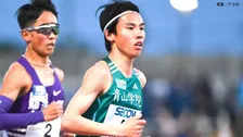 青山学院大 初優勝！3区黒田然が好走、4区上野山拳士朗が逆転、6区間で1年生5人起用も層の厚さ見せる【宮古島大学駅伝】