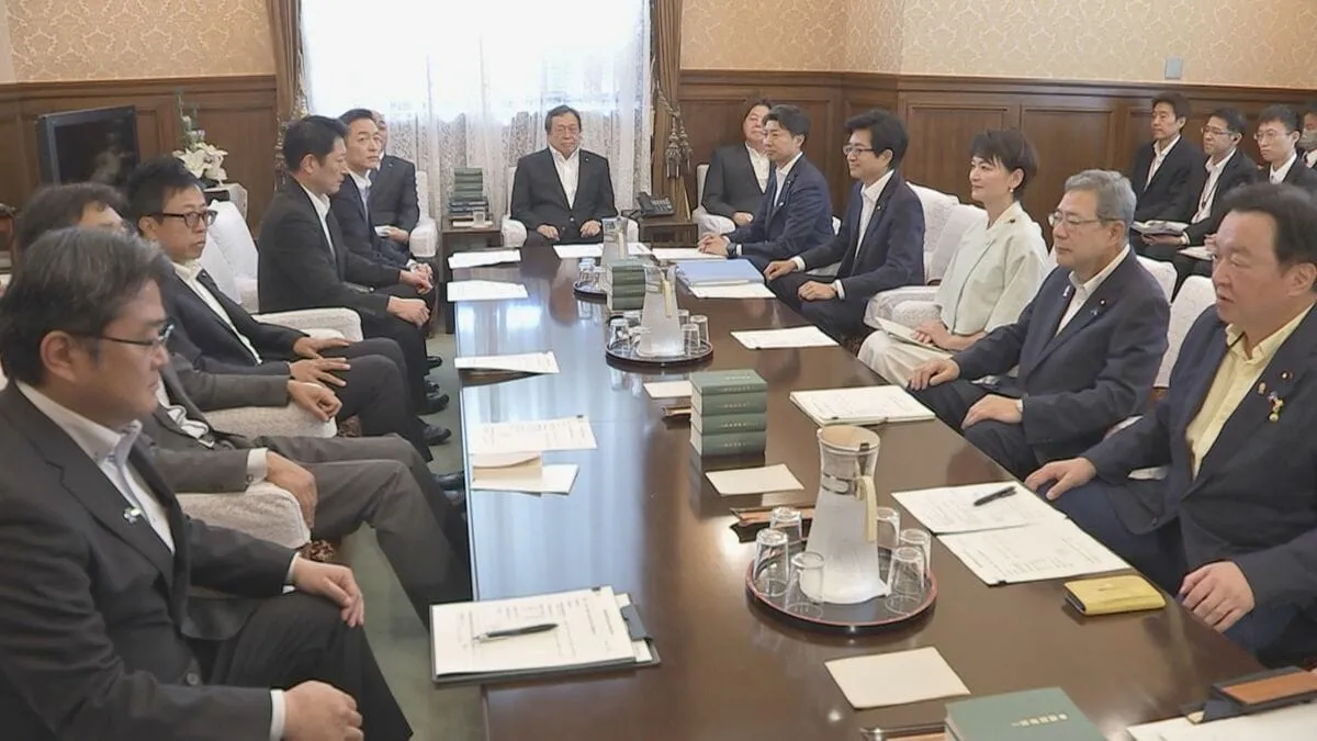 【速報】臨時国会8月1日召集を政府が正式伝達　参議院選挙受け参議院の正副議長など選出
