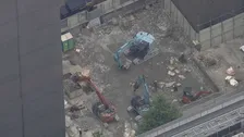東京・中央区の工事現場で50代くらいの男性作業員の首に鉄筋が刺さる 男性はその後死亡　警視庁