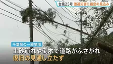 停電続く千葉県 午後1時時点で約1万600軒　土砂崩れや倒木で復旧見通し立たず