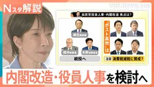 「消費税減税」賛成が判断基準？　どうなる…内閣改造と自民党役員人事【Nスタ解説】