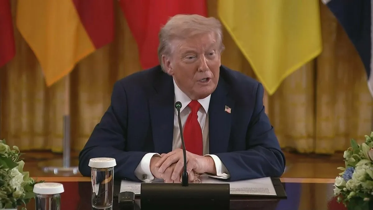 トランプ大統領　ウクライナへの「安全の保証」に関連し「現地にアメリカ軍を派遣することはない」