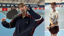 【 井桁弘恵 】ピックルボール大会で64チーム中4位「楽しくてしんどくて幸せ」　奮闘姿に「コートに咲く白百合」と称賛の声