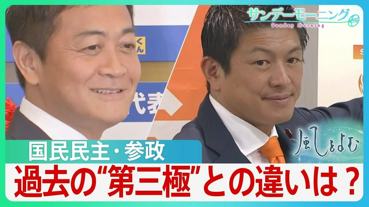 新たな“第三極” どんな役割を担うか？国民民主・参政が参議院選挙で躍進　読み解く鍵に「グローバリズムに対する姿勢」【サンデーモーニング】