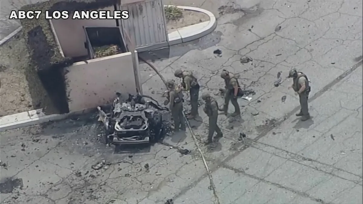 アメリカ・カリフォルニア州パームスプリングスで大きな爆発、1人死亡 少なくとも5人けが