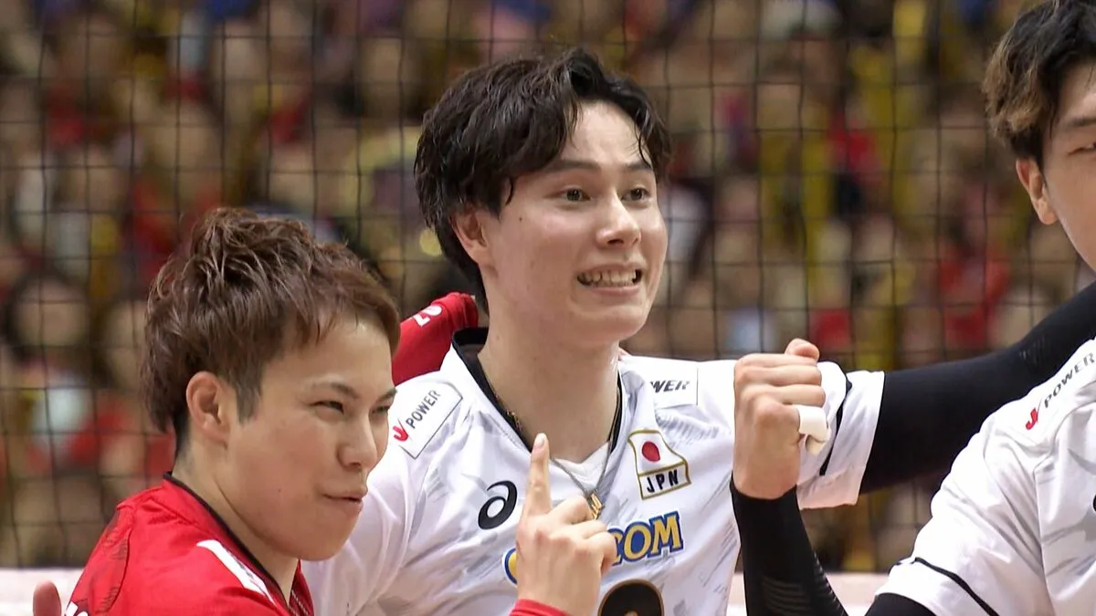バレー日本代表、アルゼンチンに0ー2から大逆転勝ち　宮浦健人が2試合連続の20点越え【ネーションズリーグ】