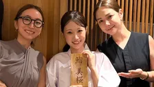 加藤綾菜＆村重杏奈【 お寿司 】朝長美桜の「鮨 美桜」で食事「可愛い子が握ってる姿に癒された」