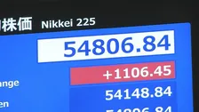 【速報】日経平均株価 一時1100円超上昇
