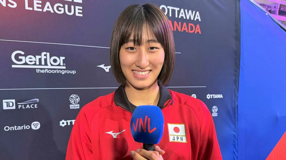 代表デビュー秋本美空「打ち抜くことができてよかった」、石川真佑「良い雰囲気でできた」バレー女子日本、初戦快勝で好発進　