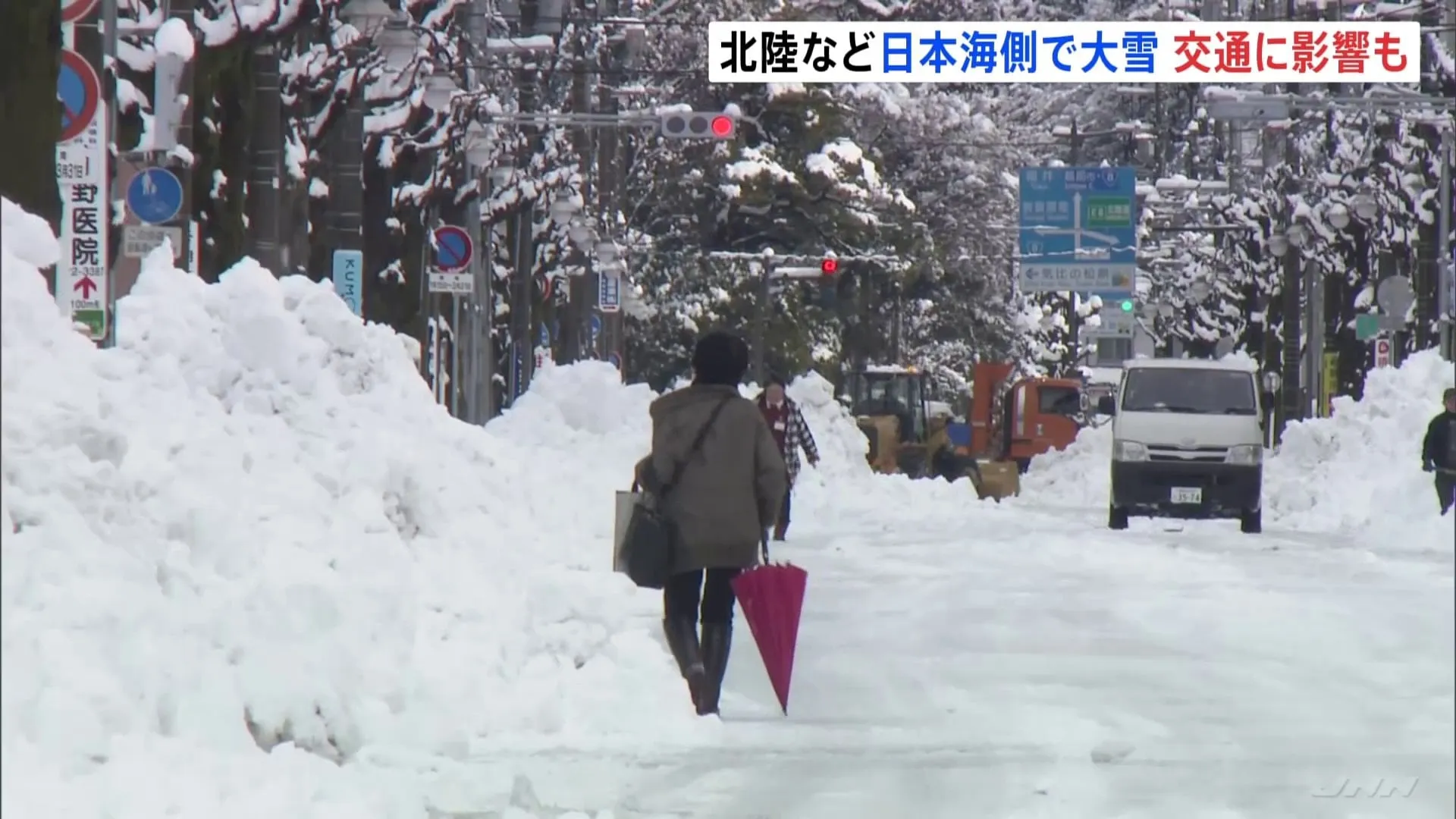 3連休最終日も北陸など日本海側を中心に大雪 福井・敦賀市で27センチ　北陸自動車道は一部区間で通行止め