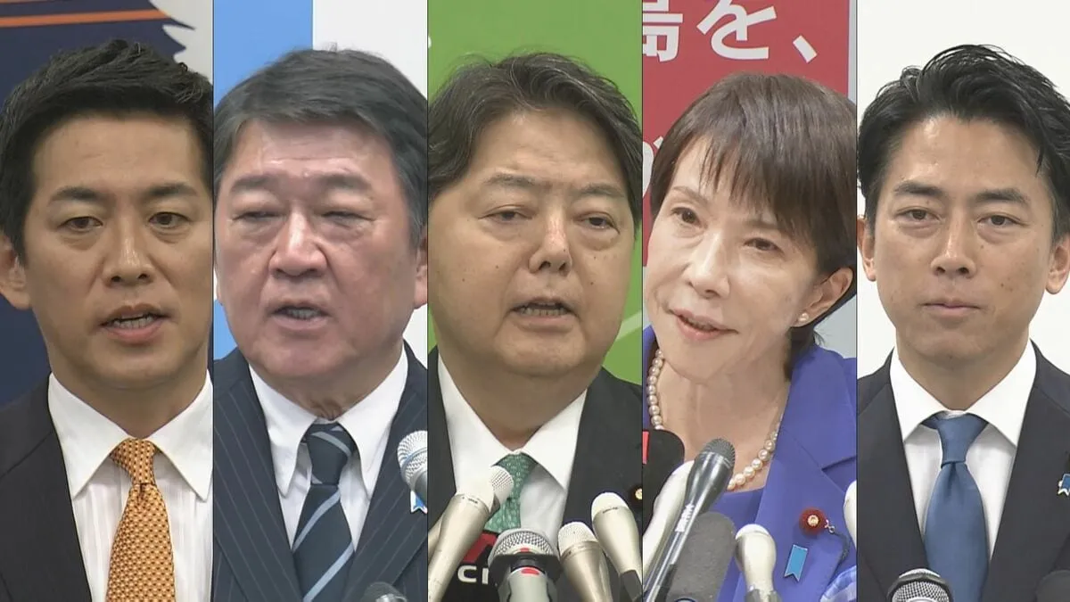 最終盤の自民党総裁選　小泉氏と高市氏、林氏の「三つ巴」の展開 決選投票がほぼ確実な情勢　石破総理の後任決める臨時国会10月15日召集の方向で最終調整