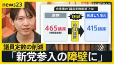 「議員定数の削減」は少数政党に影響 チームみらい・安野党首に聞く、合意に笑み…高市氏が初の“女性総理”を確実に 自民・維新が連立政権樹立へ【news23】