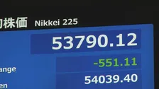 【速報】日経平均 一時500円以上値下がり 5万4000円を割る　NY市場で主要な指数がそろって下落した流れ引き継いだかたち