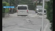 鹿児島県薩摩地方に「線状降水帯発生」 薩摩川内市で道路冠水、九州新幹線は鹿児島中央駅－熊本駅間で運転見合わせ