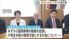 国旗損壊罪の制定めぐり自民が修正案 「動画で拡散」を処罰対象の規定から削除　表現の自由配慮すべきとの声受け