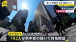 全国252地点で猛暑日 最高気温39.4℃「8月今から怖い」　都内142人が熱中症疑いで救急搬送【news23】