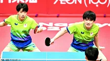 張本智和・篠塚大登ペアが大逆転で金メダルに王手！男子ダブルスで中国ペア下し44年ぶりに決勝進出【アジア大会・卓球】