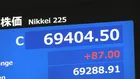 【速報】日経平均 史上初の7万円突破、終値も最高値を更新　日銀追加利上げ決定で株の買い一段と進む 利益確定の動きも