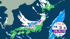 【北～西日本まで大雪警戒】3連休 11日午後にピーク “積雪急増”　日本海側を中心に大雪や猛吹雪に【大雪と雨のシミュレーション10日午後7時～】