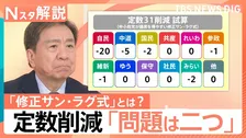 自民・維新・国民が定数「比例31減」で正式合意も…党利党略の裏側とベテラン記者が指摘する“2つの問題点”【Nスタ解説】