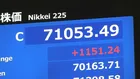 【速報】日経平均株価　終値1151円高の7万1053円　4日連続で最高値更新
