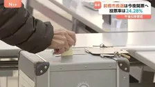 【最新】投票進む前橋市長選　午後6時現在の投票率24.28％　小川市政の継続か刷新か