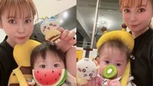 【 中川翔子 】双子「ちいかわとハチワレっぽい」　2人でハイハイ大行進　ご飯＆離乳食〝こさえがストレス発散〟