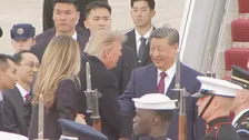 【速報】習近平国家主席「競争相手ではなくパートナーになるべき」 首脳会談でアメリカ到着