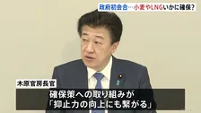 政府初会合　LNGや小麦など生活に不可欠な物資の確保策を検討　来年夏めどに方針取りまとめへ