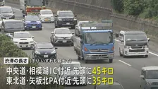 お盆の渋滞予測　激しい渋滞も 中央道で最大45㎞