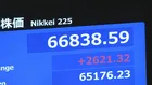 【速報】日経平均株価　一時2600円超の上昇　6万6000円台を回復　中東での戦闘終結の期待から
