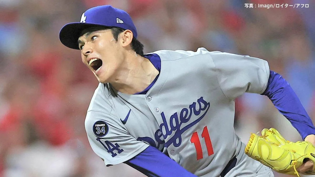 “クローザー”佐々木朗希が9回締めて初セーブ　大谷翔平は6回3失点で勝ち投手　打線はT.ヘルナンデスの逆転3ランでド軍地区S先勝