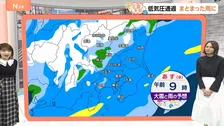 【2月11日 関東の天気】低気圧通過 まとまった雨に　沿岸部で雨・風強まる