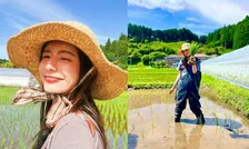 【 スザンヌ 】　田植えに挑戦　「今年で2年目」「農業の大変さや尊さを知るほど、お米への有り難みを感じます」　ファン反響　「スーちゃんが作ったお米食べたい」