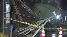【台風25号】神奈川県・千葉県を中心に土砂崩れ相次ぐ　両県で2人死亡4人連絡取れず　「雷かと思った」東京・目黒区の住宅地では擁壁が崩れる