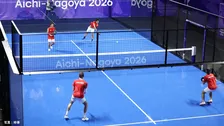 大会初採用のパデル、“二刀流”の畠山成冴・富田一輝ペアが準々決勝へ　女子ダブルスもベスト16進出【アジア大会】