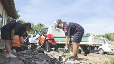 【熊本地震】復旧作業進む被災地 お盆休み明けもボランティア続々　全国からの支援受け地元の中華料理店が炊き出し