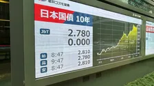 長期金利 一時2.81％まで上昇　1996年以来30年ぶりの高水準　日銀の利上げ遅れ懸念で