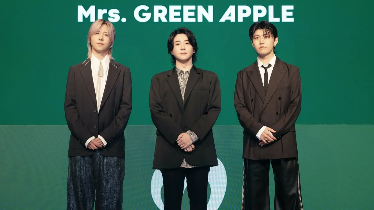 【 Mrs. GREEN APPLE 】今年12月31日で「フェーズ２」完結　来年1月1日に「フェーズ３開幕」 配信開始時に41万人超が同時接続