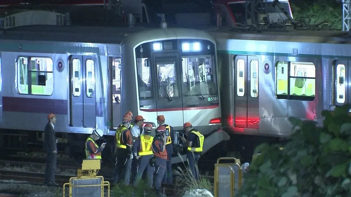 東急田園都市線全線で運転見合わせ 梶が谷～宮崎台間で脱線・衝突事故 運転再開は未定【6日午前2時08分現在】