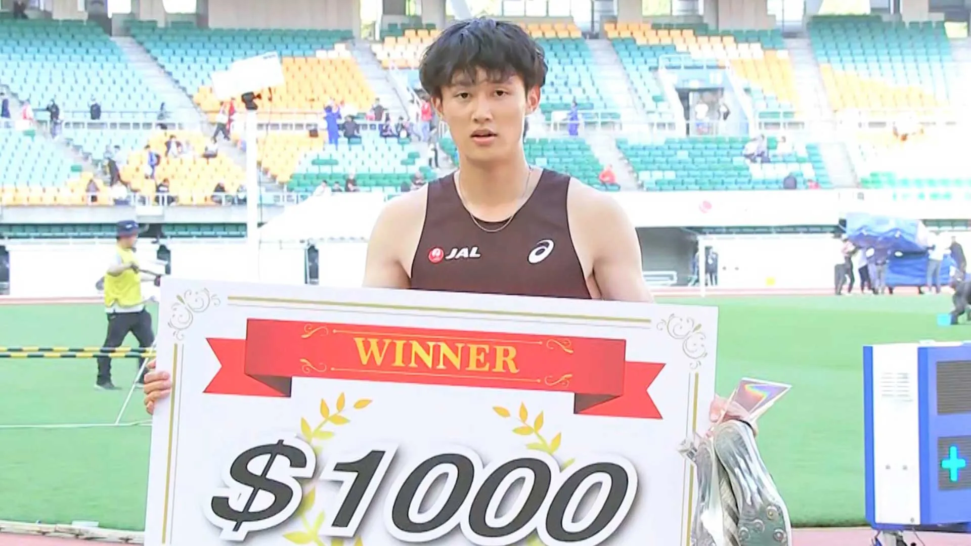 鵜澤飛羽、200m決勝で3連覇達成 ！ 追い風参考ながら日本記録にあと0秒02に迫る快走【陸上・静岡国際】