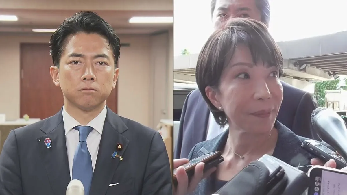【速報】「ポスト石破」１位は同率で小泉氏と高市氏　JNN世論調査