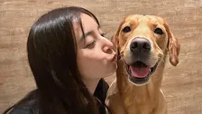 【新木優子】北海道のドッグカフェで犬と触れ合う様子を公開「大きな可愛いわんこ達にもみくちゃにされる幸せ」
