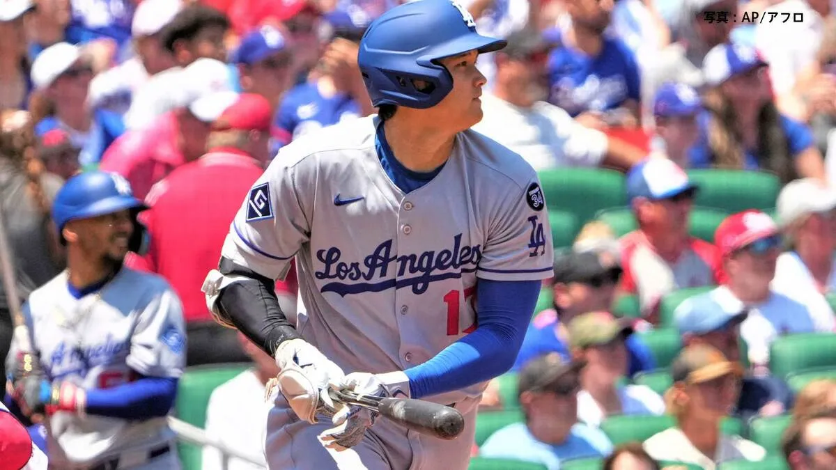 大谷翔平 5試合連続安打＆今季初の死球 カーショウ5回7K1失点で今季初勝利 メジャー18年連続勝利 通算213勝