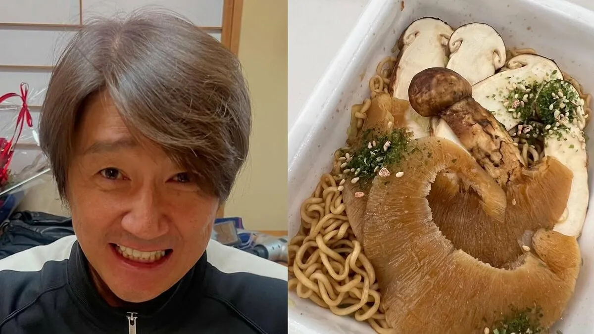 【 近藤真彦 】　贅沢ペヤングを披露　「ペヤング最終章！　松茸フカヒレ！どーだ！！！」　松茸・アワビに続く第３弾