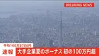 【速報】大手企業夏のボーナス額　平均100万8706円　初の100万円超　高水準の賃上げが反映　経団連集計