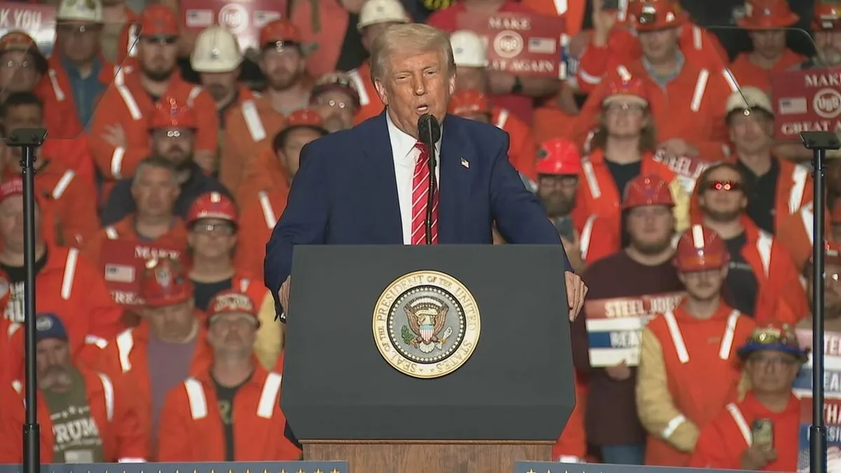 【速報】日鉄のUSスチール買収 「国家安全保障協定」締結を条件に容認姿勢　トランプ大統領が大統領令に署名