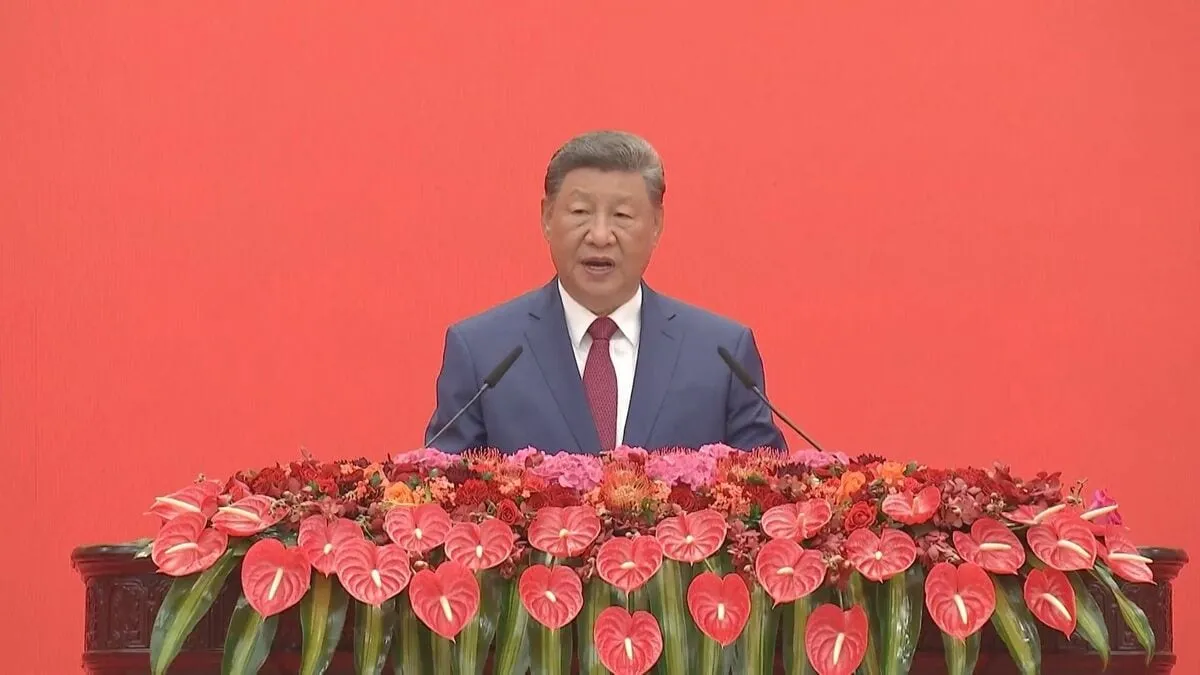 中国・習近平国家主席　記念レセプションで重要講話　「弱肉強食のジャングルの法則に戻ることがあってはならない」